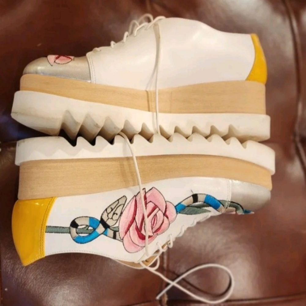 size 9 casual platform shoes